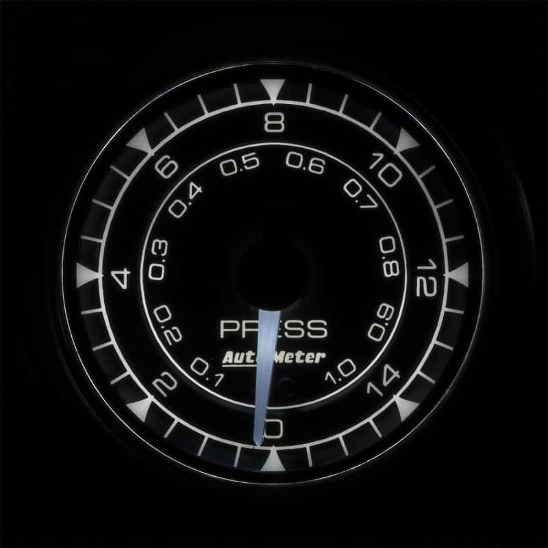 AutoMeter — Autometer Chrono 2-1/16in 15PSI Pressure Gauge
GA 2" PRS 15PSI S CH - view 6
