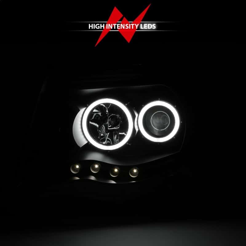 ANZO — ANZO 2005-2011 Toyota Tacoma Projector Headlights w/ Halo Black
Head Light Set
HdLtSet - view 7