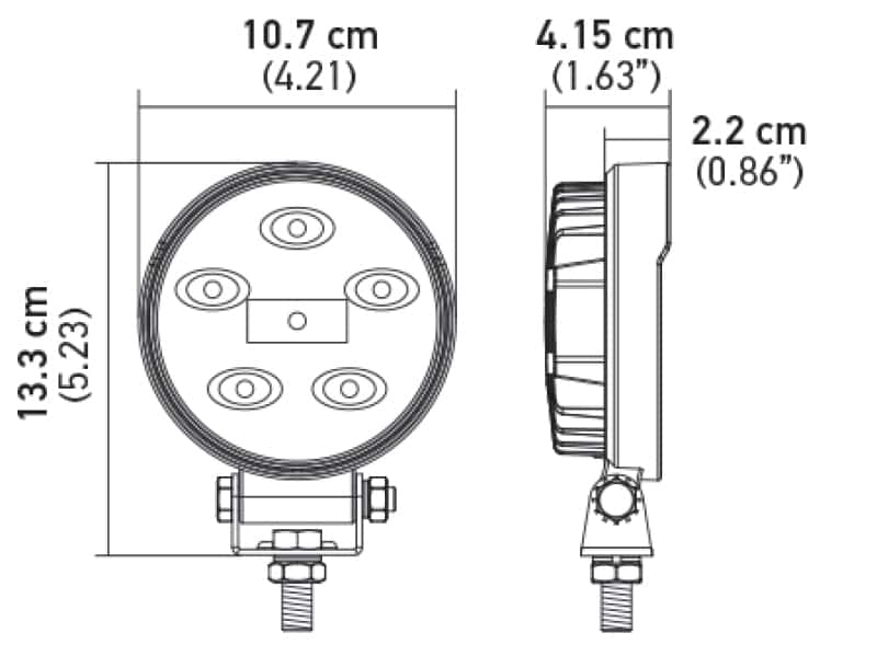 Hella — Hella ValueFit Work Light 5RD LED MV CR LT - view 3