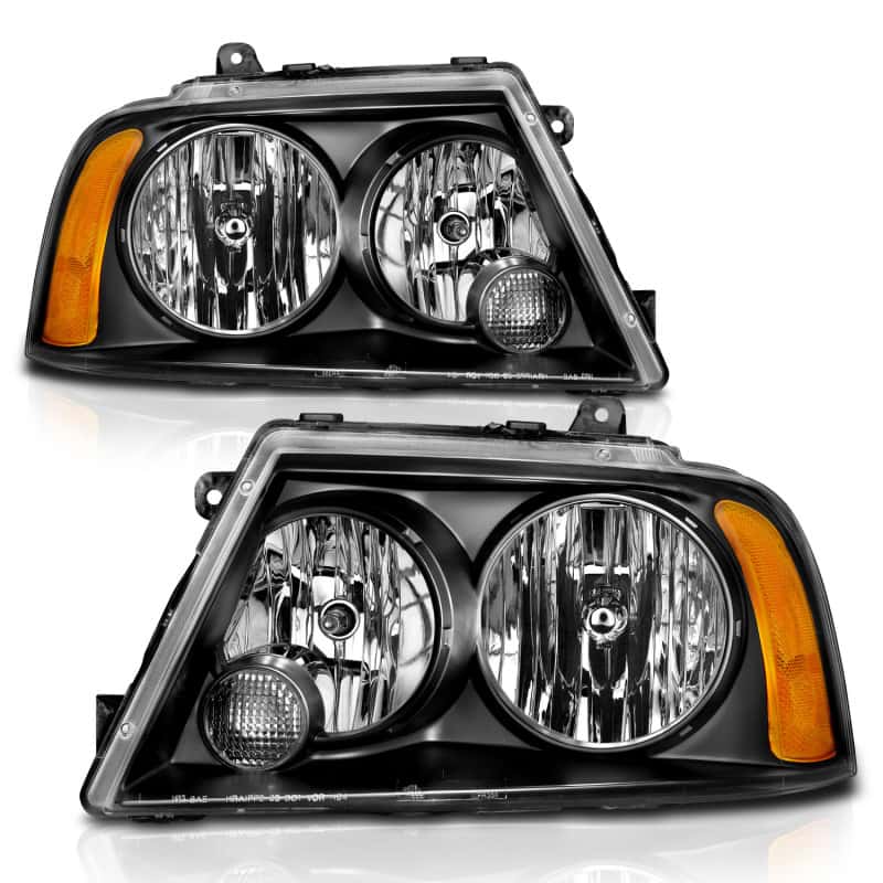 ANZO — ANZO 2003-2006 Lincoln Navigator Crystal Headlights Black
Head Light Set
HdLtSet - view 8