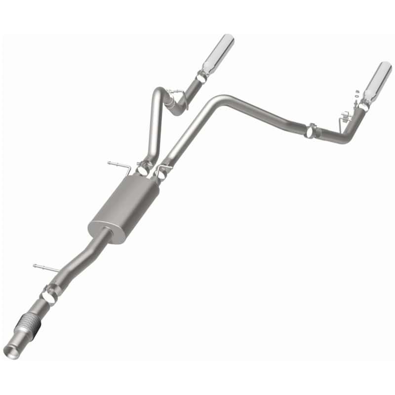 Magnaflow — Magnaflow 14 Chev Silverado V8 5.3L SC Cab Dual Split Rear Exit SS Cat Back Perf Exhaust
Cat-Back - view 4