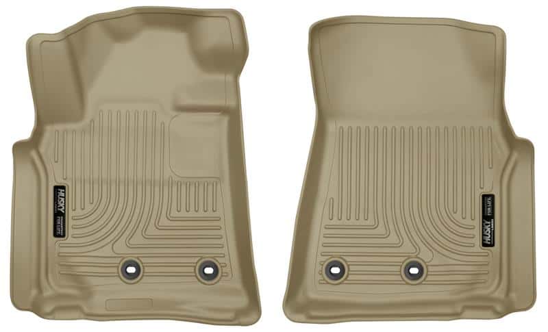 Husky Liners — Husky Liners 13-16 Lexus LX570 / 13-16 Toyota Land Cruiser WeatherBeater Front Tan Floor Liners
Floor Liners - view 2