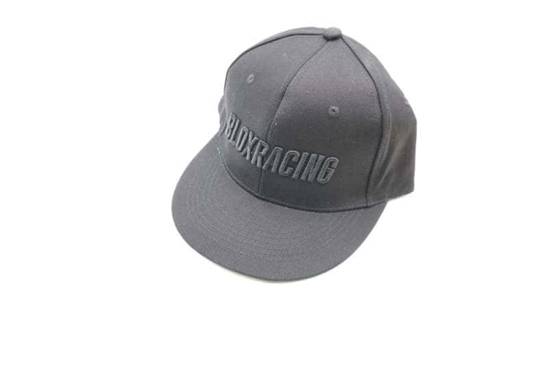 BLOX Racing — BLOX Racing Snapback Cap Black with Black Logo - Blox Racing - New Style Flat Bill - view 1