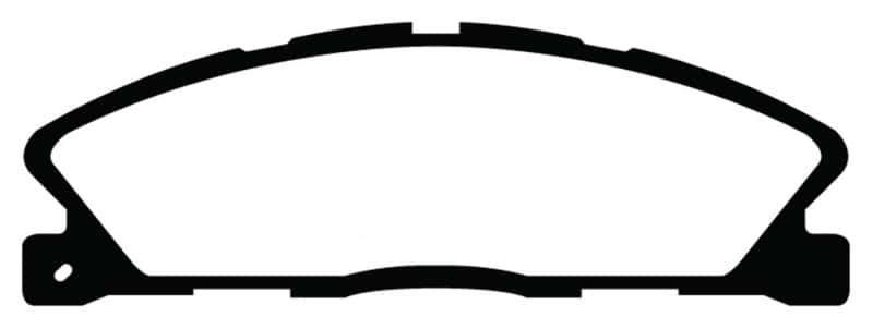 EBC — EBC 13+ Ford Taurus 3.5 Twin Turbo SHO Yellowstuff Front Brake Pads
Disc Brake Pad - view 1