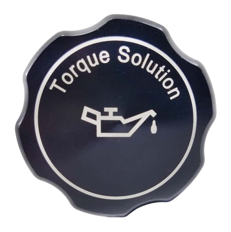 Torque Solution — Torque Solution Billet Oil Cap 89+ Subaru - Black - view 1