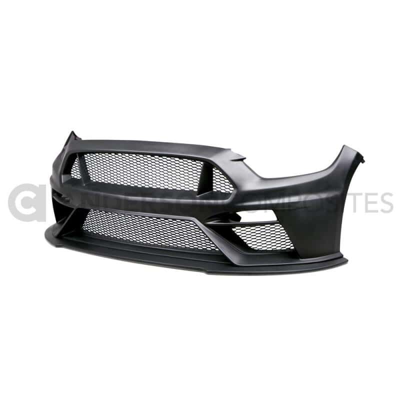 Anderson Composites — Anderson Composites 15-17 Ford Mustang Type-TT Front Bumper Fiberglass - view 2