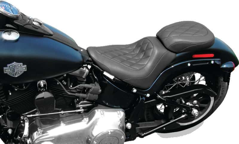 Mustang Motorcycle — Mustang 13-17 Harley Breakout Fender Bib - Black - view 2