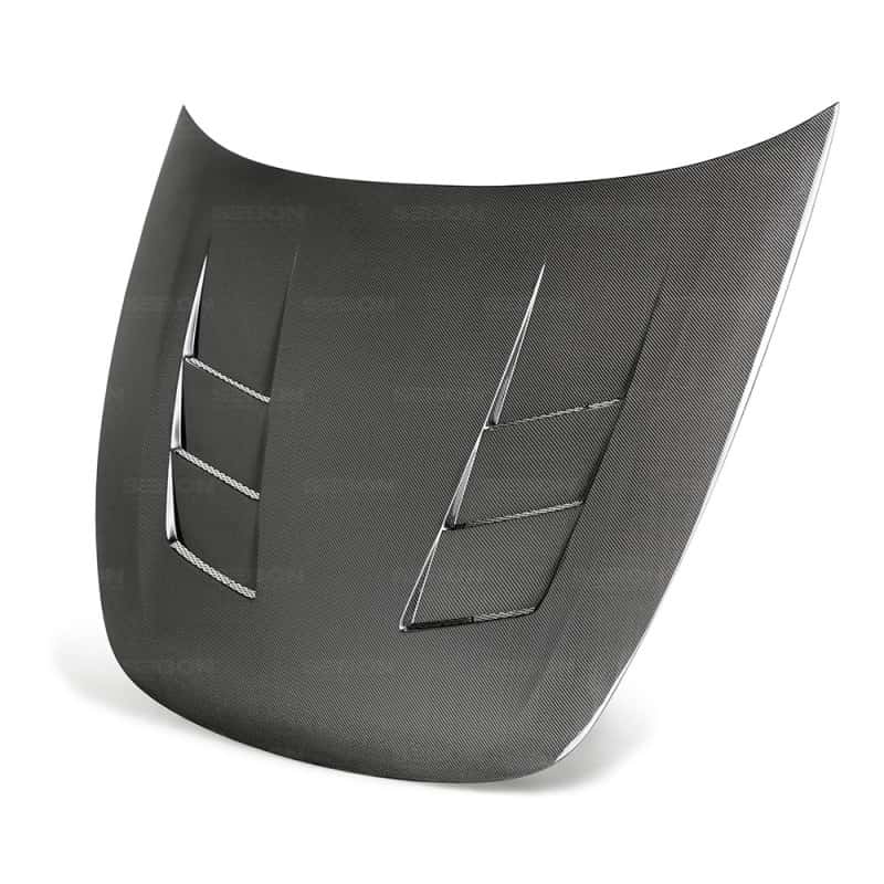 Seibon — Seibon 18-19 Kia Stinger TS Carbon Fiber Hood - view 1