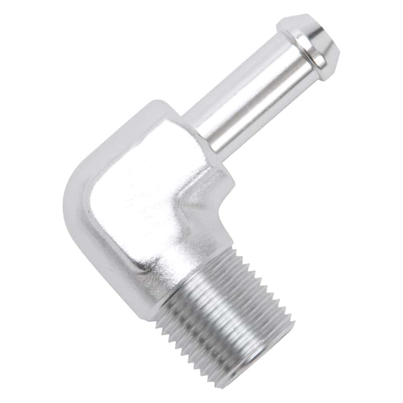 Edelbrock — Edelbrock Hose End 90-Deg 3/8In NPT to 3/8In Barb Clear Anodize
KIT PARTS - view 4