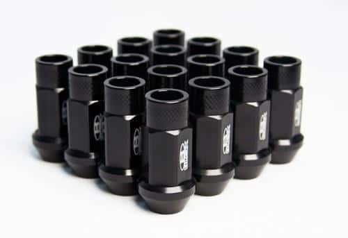 BLOX Racing — BLOX Racing Street Series Forged Lug Nuts - Black 12 x 1.5mm - Set of 16 (New Design) - view 1
