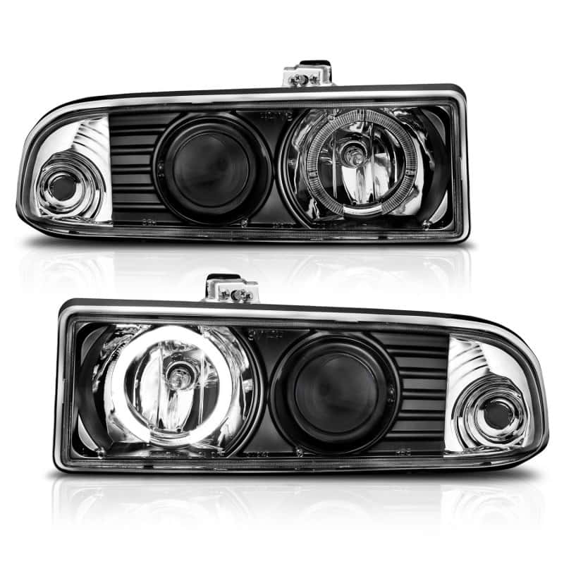 ANZO — ANZO 1998-2005 Chevrolet S-10 Projector Headlights w/ Halo Black
Head Light Set
HdLtSet - view 3
