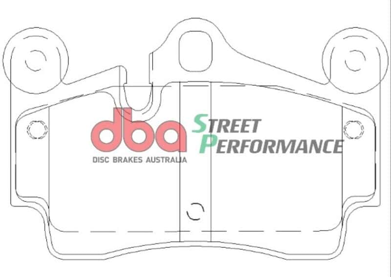 DBA — DBA 03-10 Porsche Cayenne SP500 Rear Brake Pads
Brake Pad - view 2