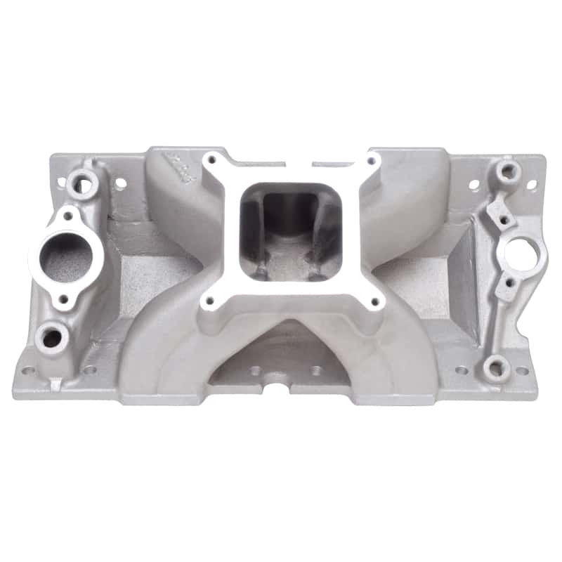 Edelbrock — Edelbrock Super Victor SBC Manifold for GM Cast Iron Vortec Heads (Race Manifold)
MANIFOLD-RACE - view 3