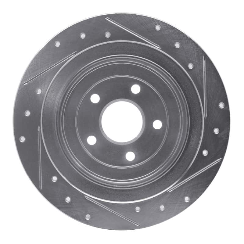 R1 Concepts — R1 00-06 Subaru Outback Rear Left Drilled & Slotted Silver Brake Rotor
R1 Brake Rotor Drill - view 5