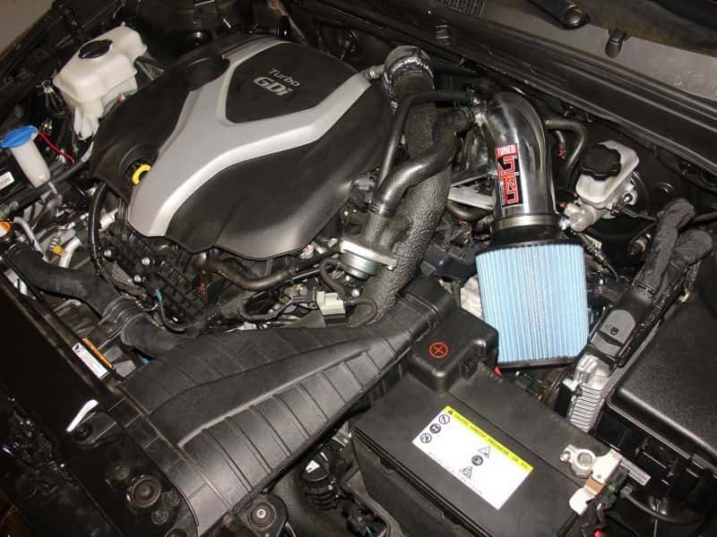 Injen — Injen 2011-14 Hyundai Sonata/Kia Optima 2.0L Turbo Black Short Ram Intake
Short Ram Intake
Air Intake Kit - view 5