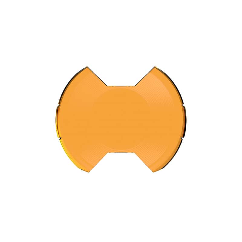 KC HiLiTES — KC HiLiTES SlimLite 8in. LED Light Shield Driving (Shield Only) - Amber - view 10