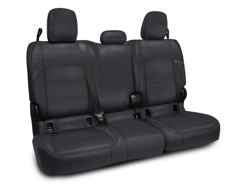 PRP Seats — PRP  2020+ Jeep Gladiator JT Rear Bench Cover with Cloth Interior - All Black
Seat Covers - view 1