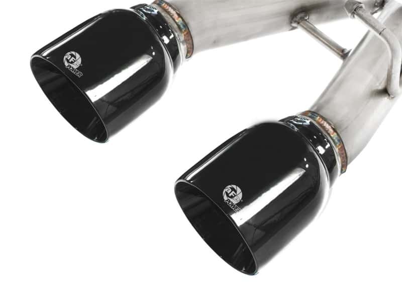 aFe — aFe MACHForce XP Exhaust 304SS Cat-Back w/ Black Tips 2008 VW Golf R32 V5 3.2L
Cat-Back Exhaust - view 4