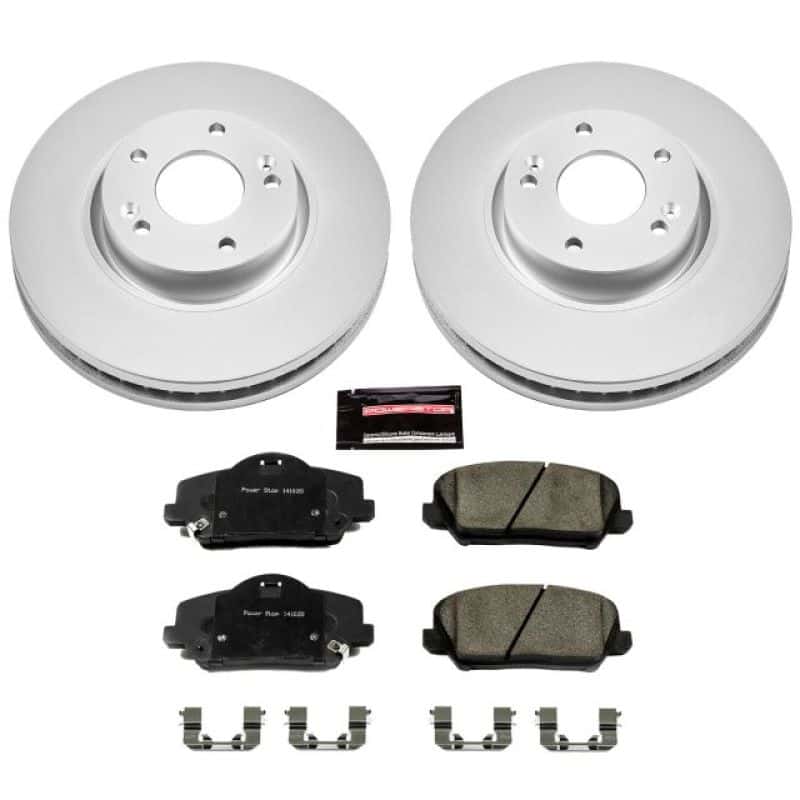 PowerStop — Power Stop 14-17 Kia Forte5 Front Z17 Evolution Geomet Coated Brake Kit - view 1