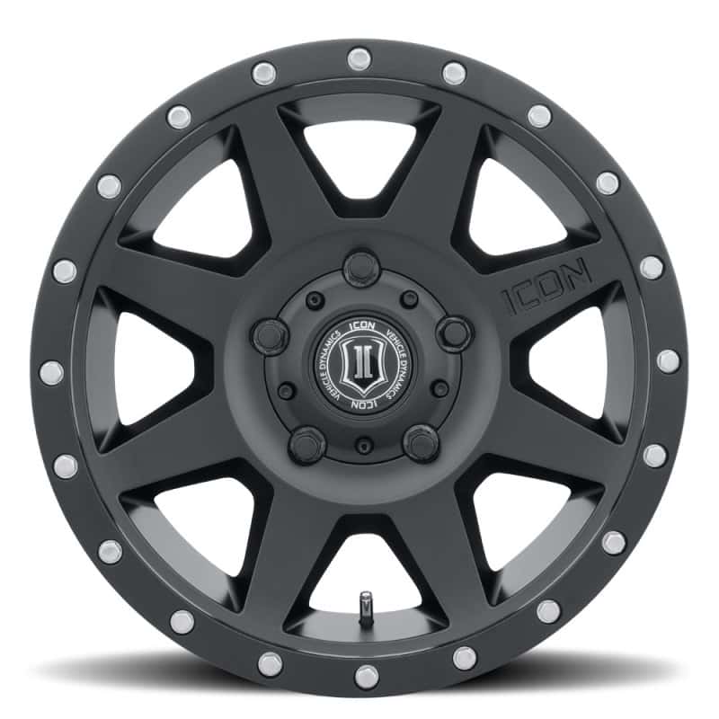 ICON — ICON Rebound 18x9 5x150 25mm Offset 6in BS 110.1mm Bore Satin Black Wheel
REBOUND WHEEL - view 2