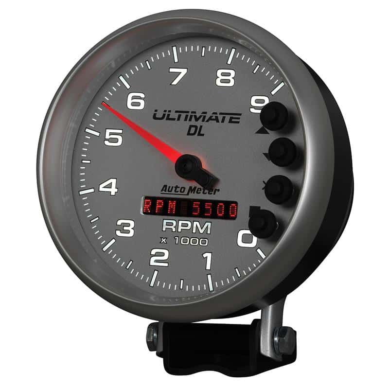 AutoMeter — AutoMeter Gauge Tach 5in. 9K RPM Pedestal Datalogging Ultimate Dl Playback Silver
5" ULTIMATE DL, 9,00 - view 4