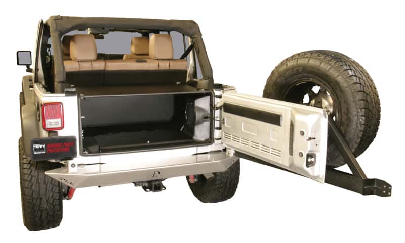 Tuffy Products — Tuffy Jk Unlimited Tailgate Enclosure- Black For 2011+
Cargo Enclosure - view 1