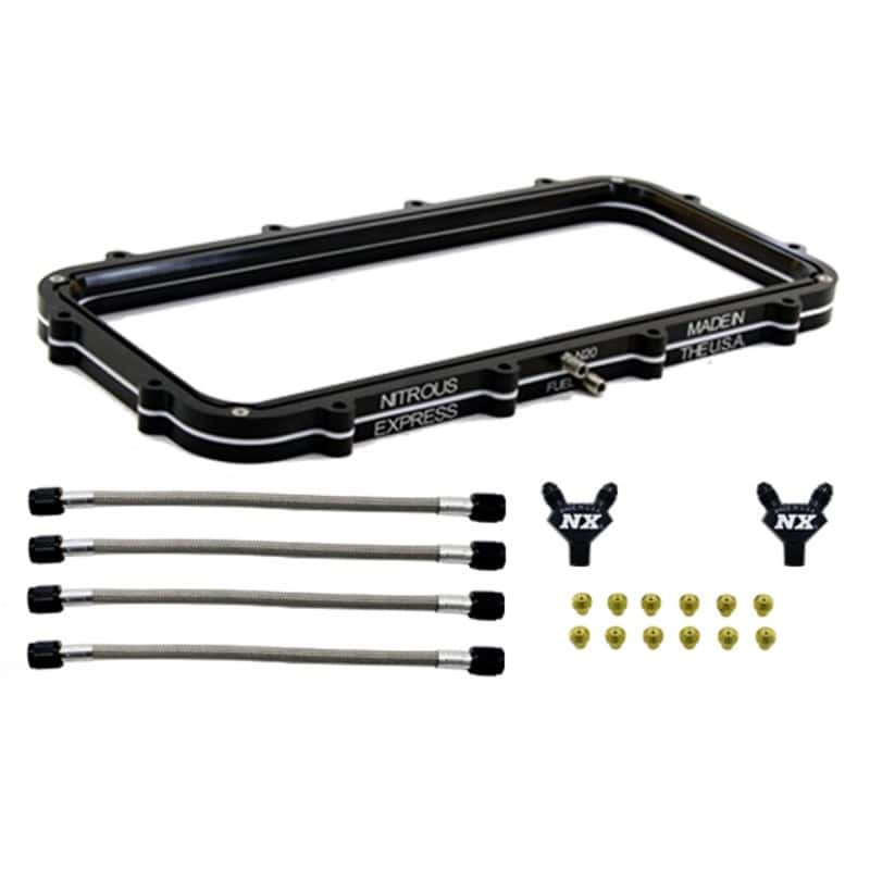 Nitrous Express — Nitrous Express Holley High Ram Plenum Nitrous Plate Conversion
Injector Plate
N2OPlate - view 1