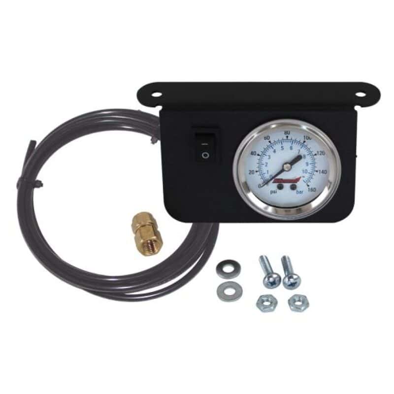 Kleinn Air Horns — Kleinn Illuminated Single Needle 160 PSI Dash Panel Gauge w/ On/Off Switch
Dash Panel Gauge - view 1