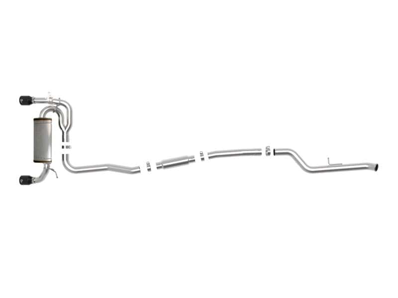 aFe — aFe MACH ForceXP 3IN to 2.5IN 304SS Cat-Back Exhaust System w/ Black Tips 14-16 BMW M235i (F22/23)
Cat-Back Exhaust - view 7