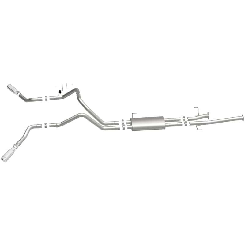Magnaflow — MagnaFlow Cat-Back 10-15 Toyota Tundra SC LB / CC SB 4.6L/5.7L V8 SS 2.5 Dual Split Rear 4in Tip
Cat-Back - view 29
