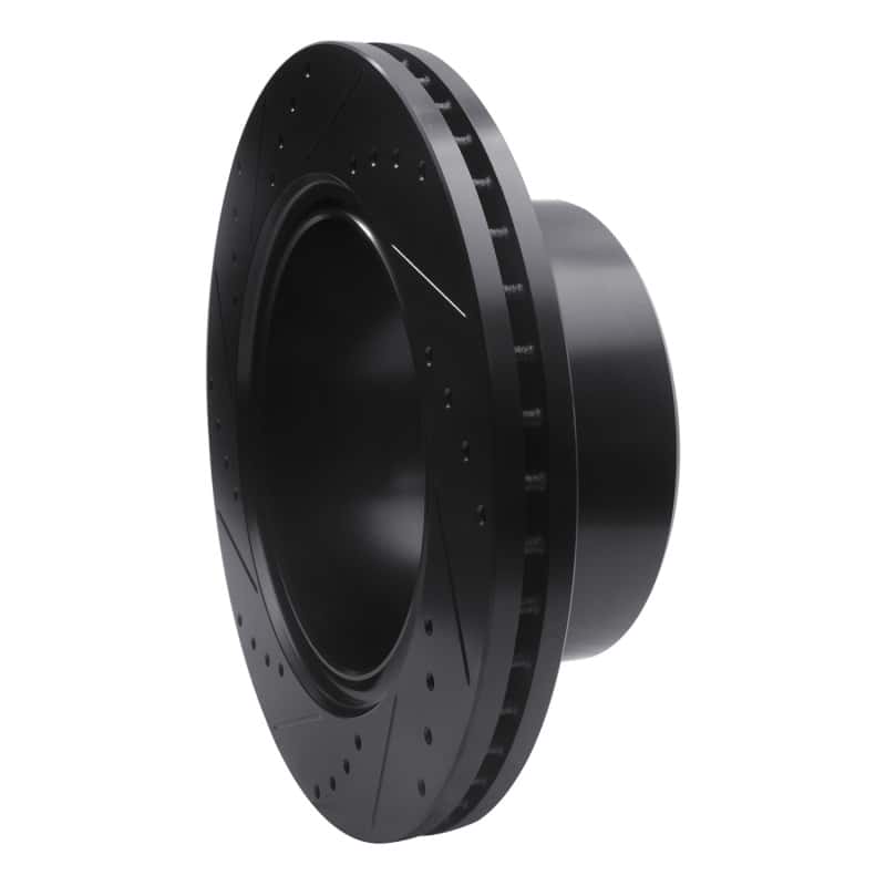 R1 Concepts — R1 09-25 Dodge Ram 3500 Rear Right Drilled & Slotted Black Brake Rotor
R1 Brake Rotor Drill - view 4
