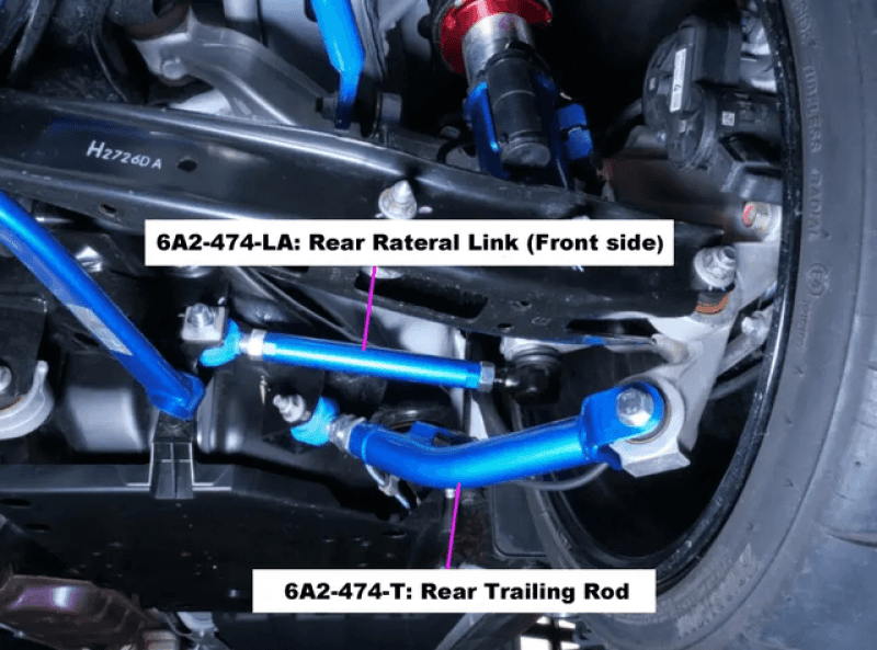Cusco — Cusco 2022+ Subaru WRX / 2018+ Subaru Crosstrek Adjustable Rear Trailing Rod Set - view 2
