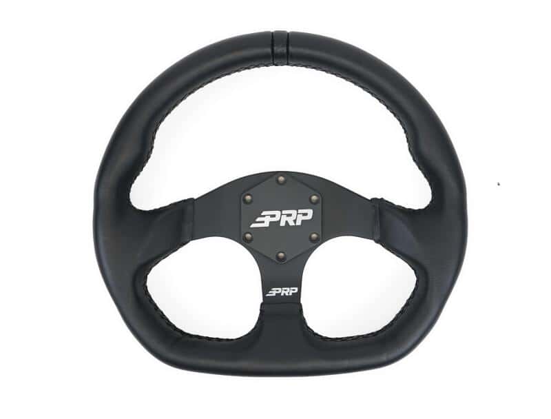 PRP Seats — PRP Comp-R Leather Steering Wheel - Black - view 1