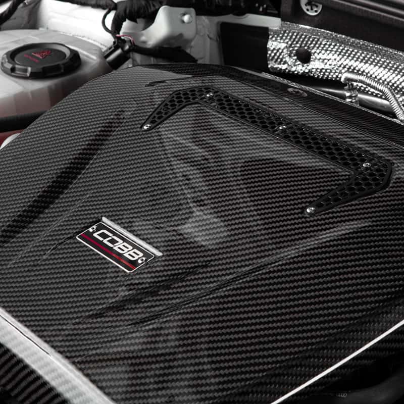 COBB — Cobb Volkswagen GTI (MK7/MK7.5/MK8) / Golf R / Audi A3 & S3 (8V) Redline Carbon Fiber Engine Cover - view 9
