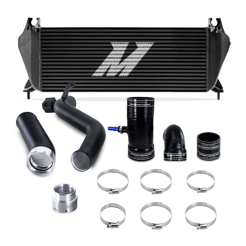 Mishimoto — Mishimoto 19+ Ford Ranger 2.3L EcoBoost Intercooler Kit - Black + MWBK Pipes - view 1