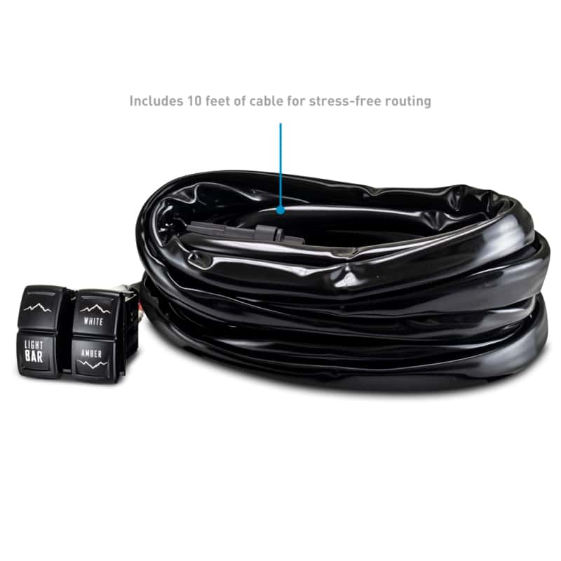 Borne Off-Road — Borne Off-Road Light Bar Wire Harness For 10-20in Bar - view 5