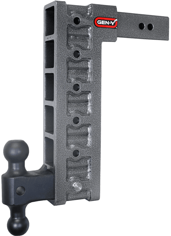 GEN-Y Hitch — Gen-Y Mega Duty 2.5in Shank 15in Drop 3K TW 21K Hitch w/GH-061 Dual-Ball/GH-0101 Stabilizer Kit
Drop Hitch - view 2