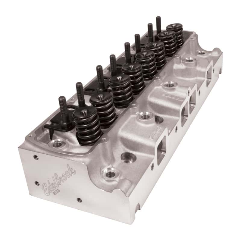 Edelbrock — Edelbrock SB Oldsmobile Performer RPM Cylinder Heads for Hydraulic Roller Cam - view 7