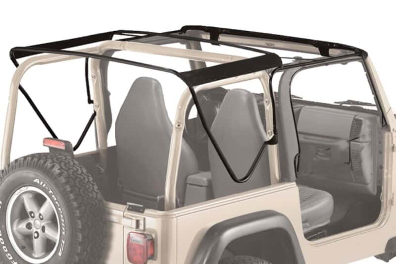 Bestop — Bestop 97-06 Jeep Wrangler TJ Exc Unlimited Bow & Fdodge Rame Hardware Kit (Factory Style Repment)
Bow & Frame Kit - view 2
