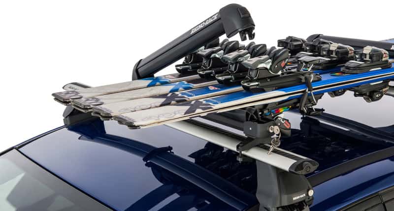 Rhino-Rack — Rhino-Rack Universal Ski/Snowboard Carrier - Fits 4 Pairs of Skis or 2 Snowboards - Black - view 5