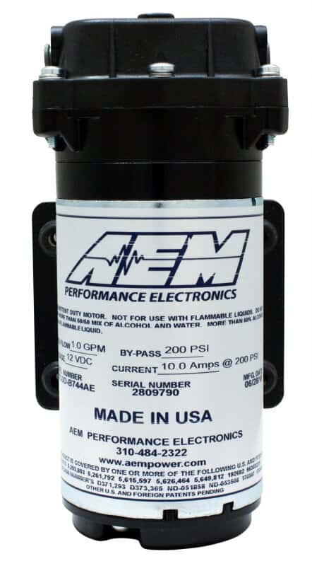AEM — AEM Water / Methanol Injection 6-Amp Recirculation-Style Pump 200psi for One-Gallon Kit **replacemen
Water/Meth Injection
Water/Methanol 1/4 - view 8