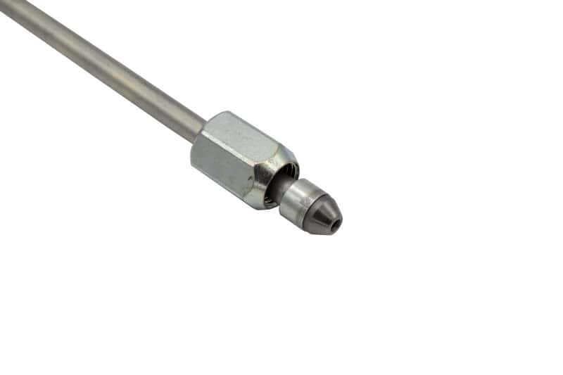 Fleece Performance — Fleece Performance 8in High Pressure Fuel Line (8mm x 3.5mm Line M14x1.5 Nuts) - view 3