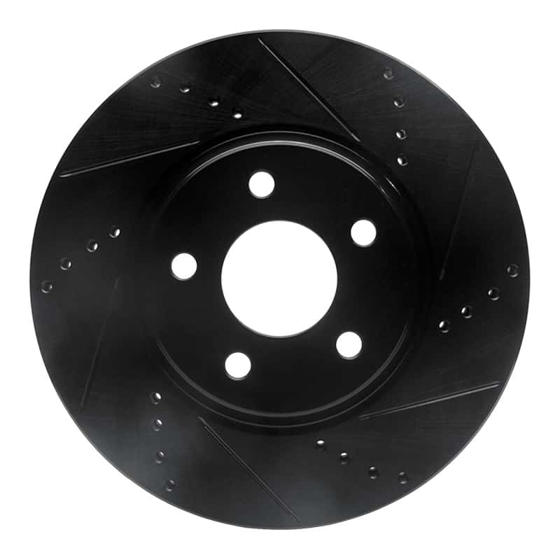 R1 Concepts — R1 04-12 Chevrolet Cobalt Front Right Drilled & Slotted Black Brake Rotor
R1 Brake Rotor Drill - view 1