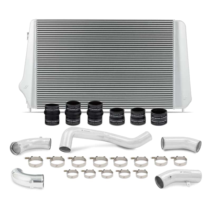 Mishimoto — Mishimoto 17-19 GM L5P Duramax Intercooler Kit - Silver w/ Polished Pipes
Intercooler Kit - view 1