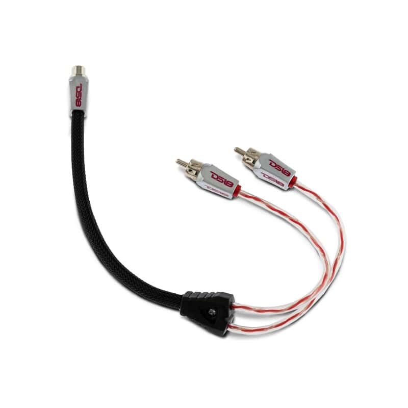 DS18 — DS18 Level 3 RCA Wire Y Connector 1 Female to 2 Male Black - view 6