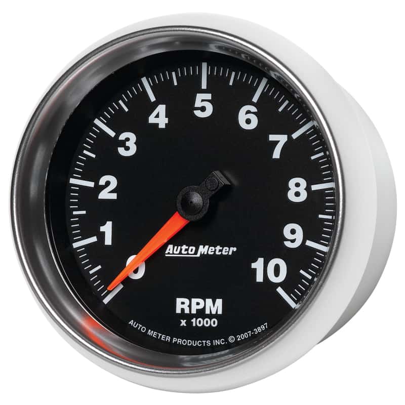 AutoMeter — Autometer GS 3-3/8in 10000 RPM In-Dash Tachometer Gauge
3-3/8" TACH, 10,000 - view 8