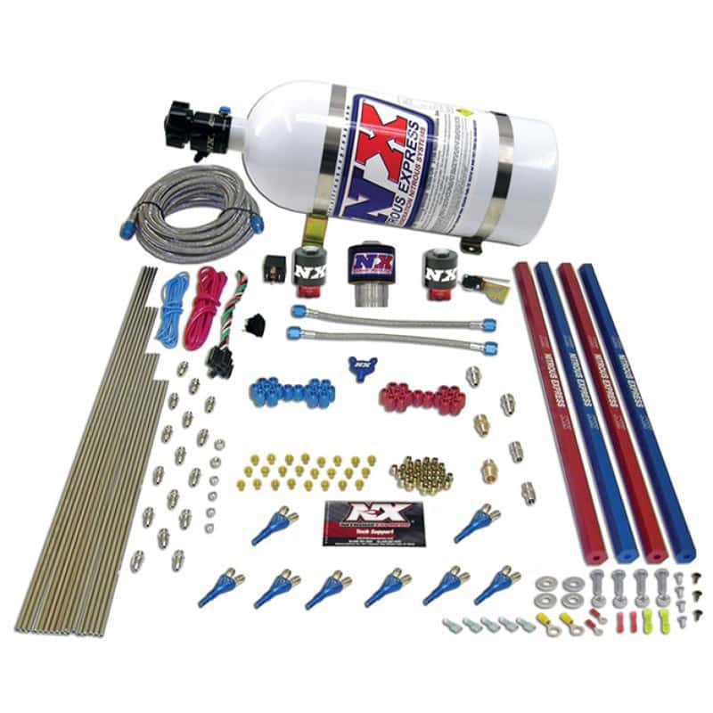Nitrous Express — Nitrous Express Pro-Shk/Gas Nitrous Kit (200-600HP) w/Rails and 10lb Bottle
Injection System Kit
N2OSys - view 3