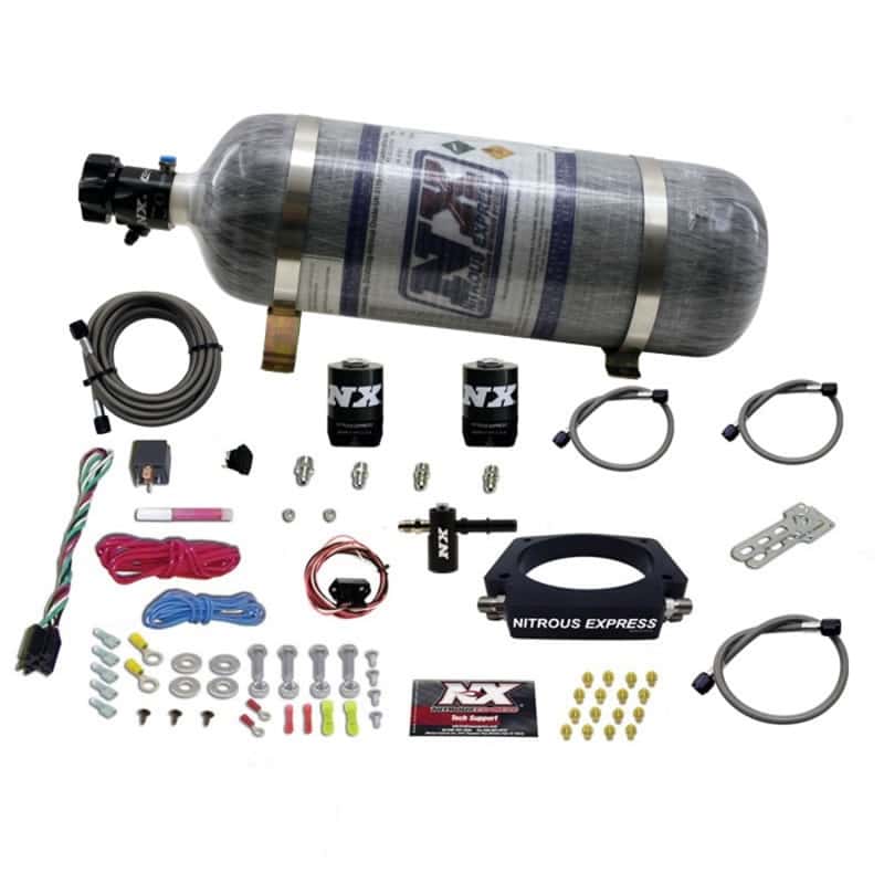 Nitrous Express — Nitrous Express 2014+ Chevrolet Corvette C7 Nitrous Plate Kit (50-300HP) w/Composite Bottle
Injection System Kit
N2OSys - view 1