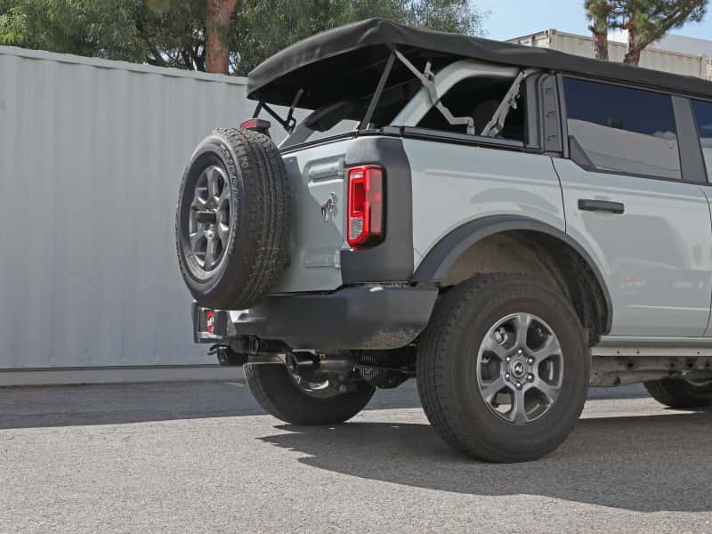 aFe — aFe Vulcan 3in 304 SS Cat-Back Exhaust 2021 Ford Bronco L4-2.3L (t)/V6-2.7L (tt) w/ Black Tips
Cat-Back Exhaust - view 3