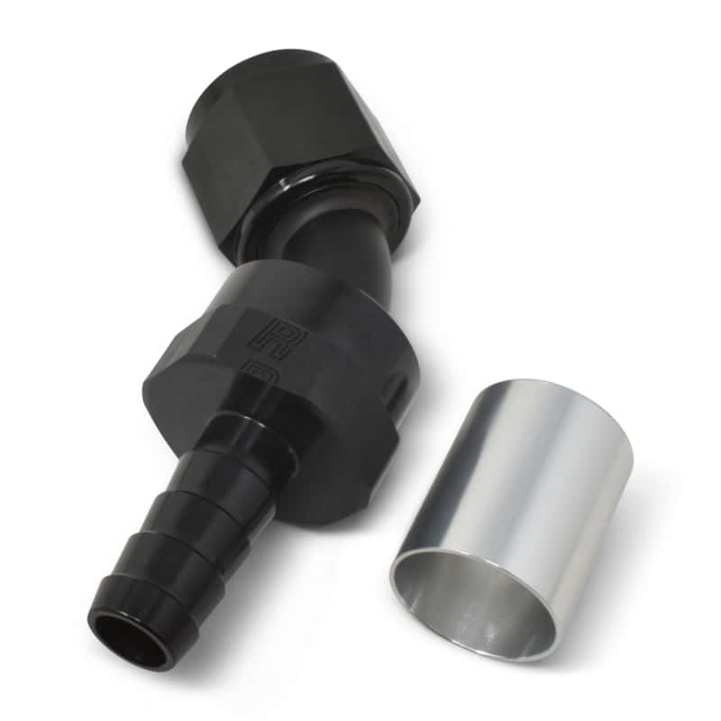 Russell — Russell Performance -4 AN Proclassic Crimp 45 Degree End (O.D. 0.450)
Hose Fitting - view 4